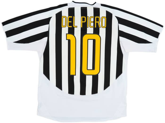 2003-04 Juventus Home Shirt Del Piero #10 - 6/10 - (XL)