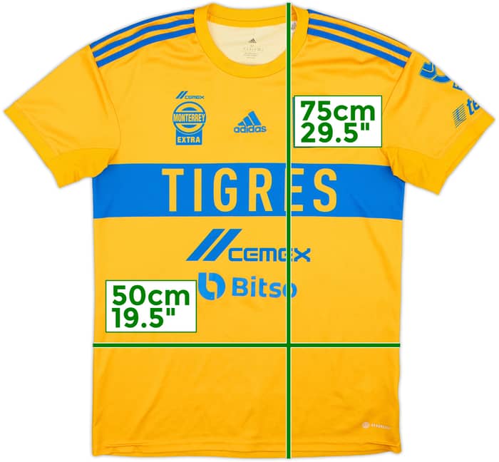 2022-23 Tigres UANL Home Shirt - 8/10 - (M)