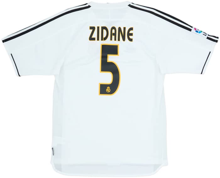 2003-04 Real Madrid Home Shirt Zidane #5 - 9/10 - (S)