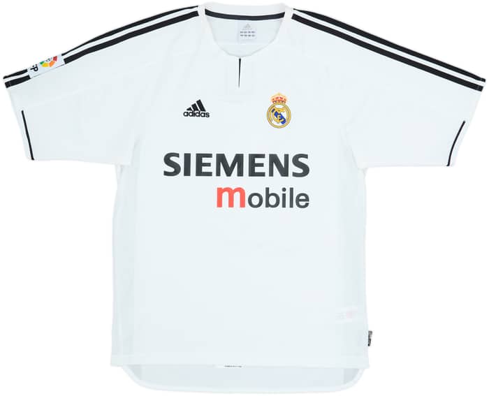 2003-04 Real Madrid Home Shirt Zidane #5 - 9/10 - (S)