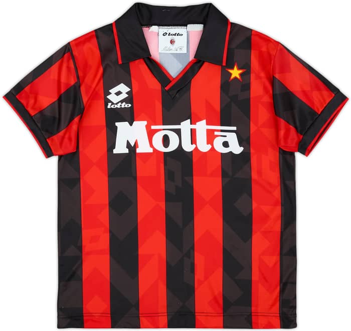 1993-94 AC Milan Home Shirt - 8/10 - (L.Boys)