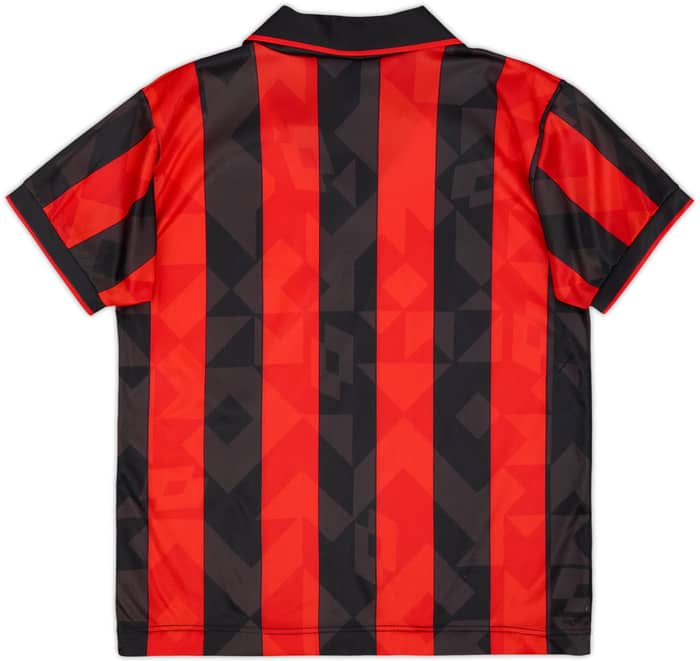 1993-94 AC Milan Home Shirt - 8/10 - (L.Boys)