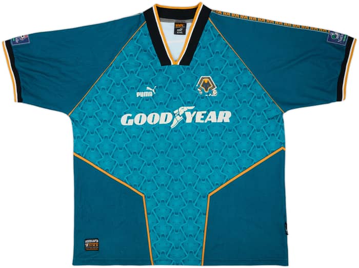 1996-97 Wolves Away Shirt Bull #9 - 4/10 - (XXL)