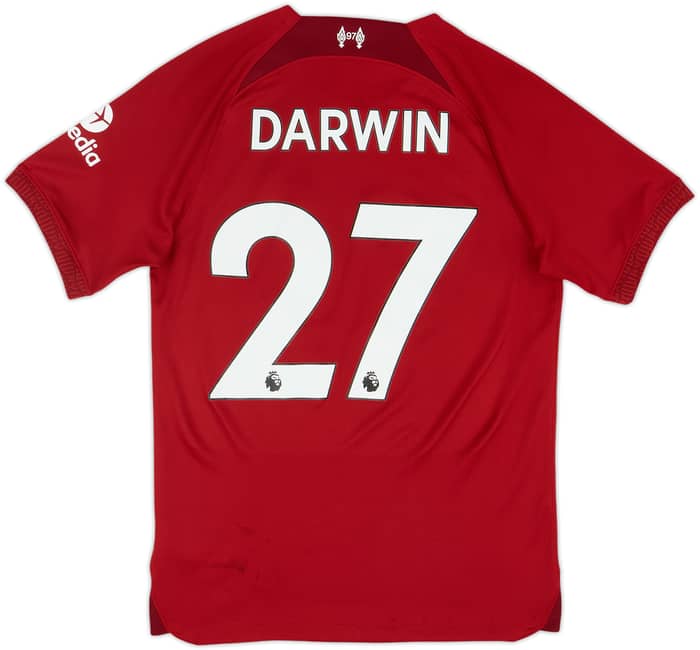 2022-23 Liverpool Home Shirt Darwin #27 - 6/10 - (S)