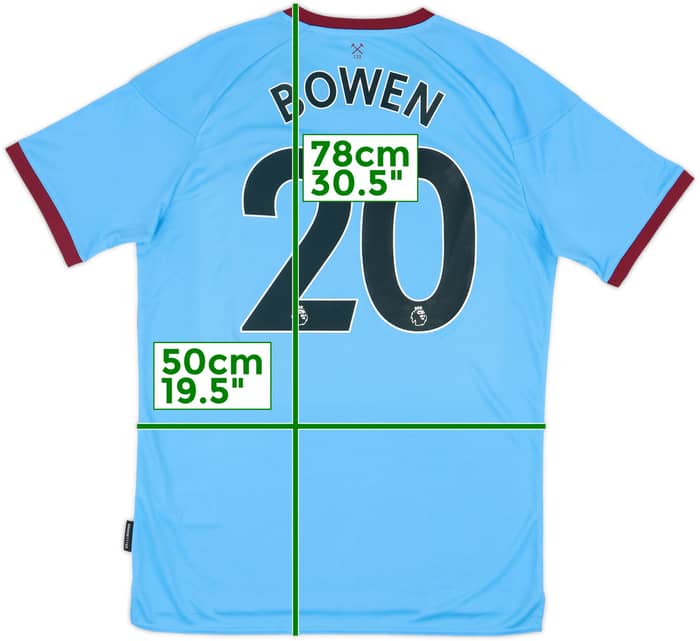 2020-21 West Ham Away Shirt Bowen #20 - 8/10 - (L)