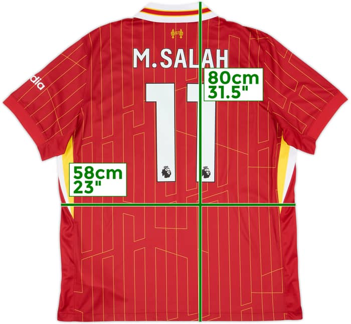 Camiseta de local del Liverpool 2024-25 M.Salah #11 - 10/10 - (XL)