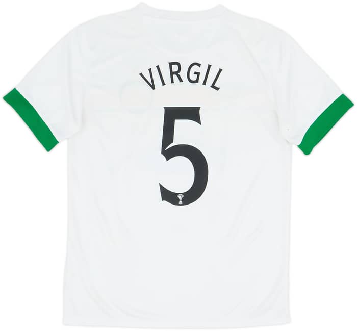 2014-15 Celtic Camiseta Tercera Europea Virgil #5 - 6/10 - (M)