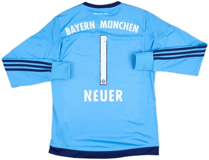 2015-16 Bayern Munich GK Shirt Neuer #1 - 5/10 - (XL.Boys)