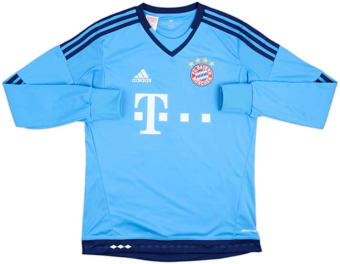 2015-16 Bayern Munich GK Shirt Neuer #1 - 5/10 - (XL.Boys)