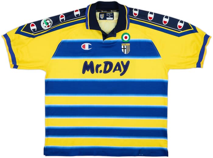 1999-00 Parma Home Shirt Crespo #9 - 8/10 - (XL)