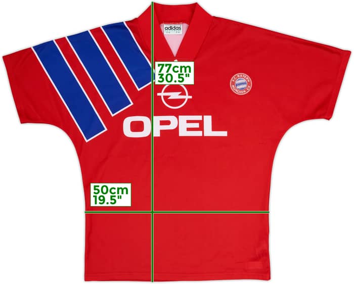 1991-93 Bayern Munich Home Shirt - 8/10 - (L)