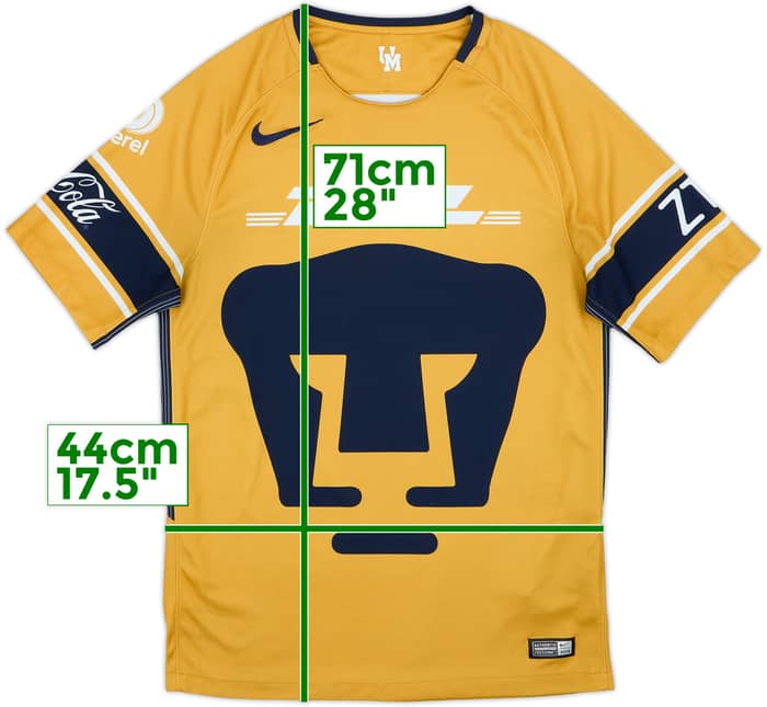 Camiseta de la tercera equipación del UNAM Pumas 2017-18 - 8/10 - (S)