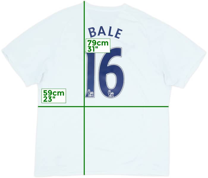 2007-08 Tottenham Home Shirt Bale #16 - 8/10 - (XL)
