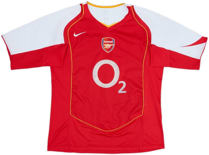 2004-05 Arsenal Home Shirt Vieira #4 - 6/10 - (L)