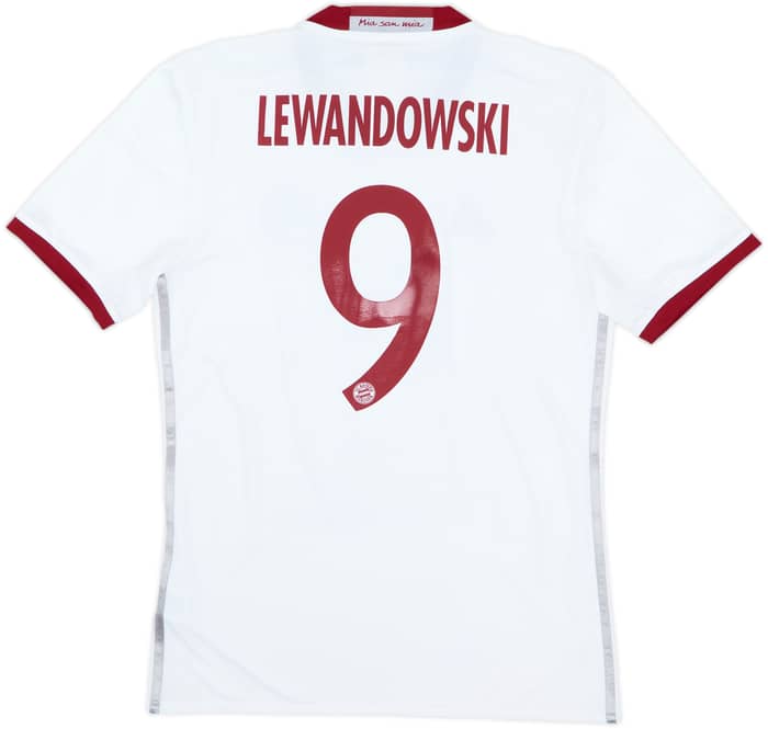 Camiseta de la tercera equipación del Bayern Munich 2016-17 Lewandowski #9 - 6/10 - (S)