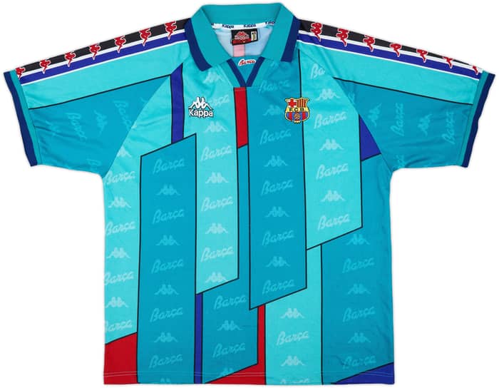1995-97 Barcelona Away Shirt - 8/10 - (XL)