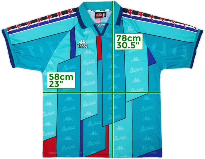1995-97 Barcelona Away Shirt - 8/10 - (XL)
