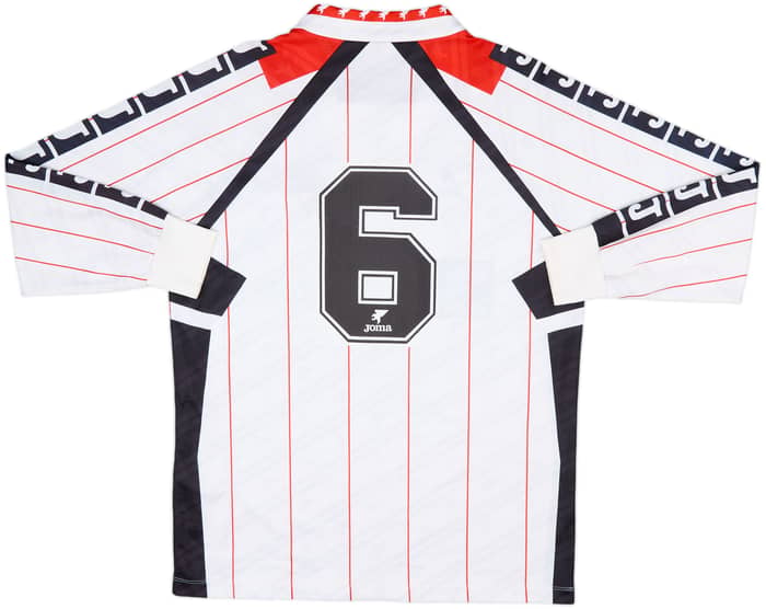Camiseta de visitante de Manga Larga de juego del Sporting Gijon 1994-96 #6