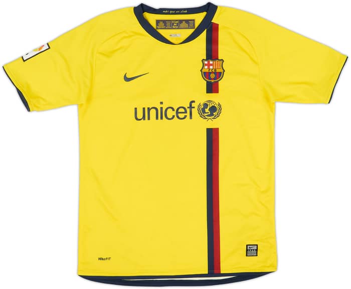 2008-10 Barcelona Away Shirt Ibrahimovic #9 - 7/10 - (XL.Boys)