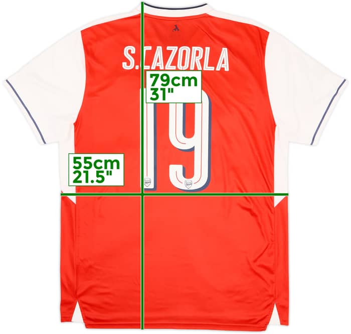2016-17 Arsenal Home Shirt S.Cazorla #19 - 8/10 - (XL)