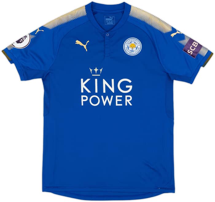 2017-18 Leicester Home Shirt Mahrez #26 - 6/10 - (L)