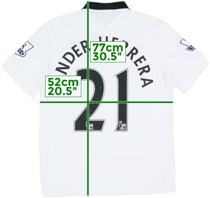 2014-15 Manchester United Away Shirt Ander Herrera #21 - 4/10 - (L)