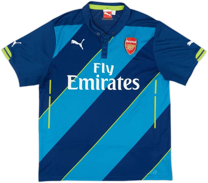 2014-15 Arsenal Third Shirt Arteta #8 - 9/10 - (L)