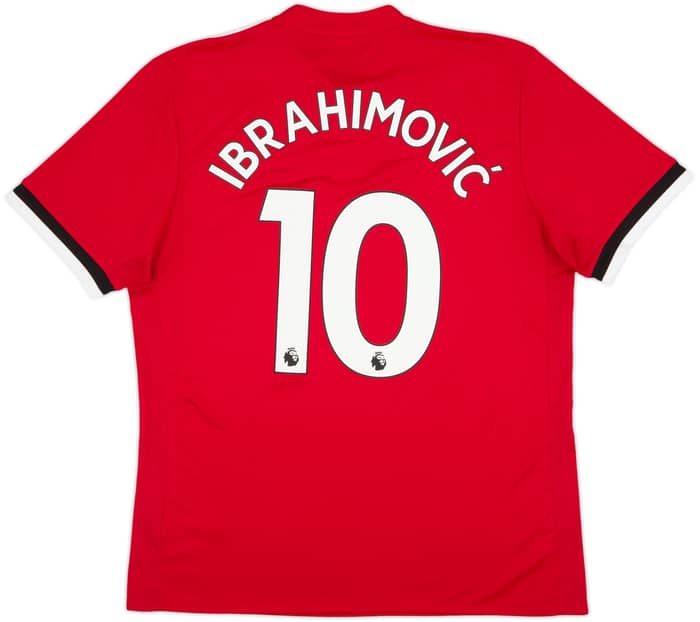 2017-18 Manchester United Home Shirt Ibrahimovic #10 - 7/10 - (L)