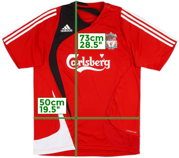 2007-08 Liverpool adidas Formotion Training Shirt - 4/10 - (M)