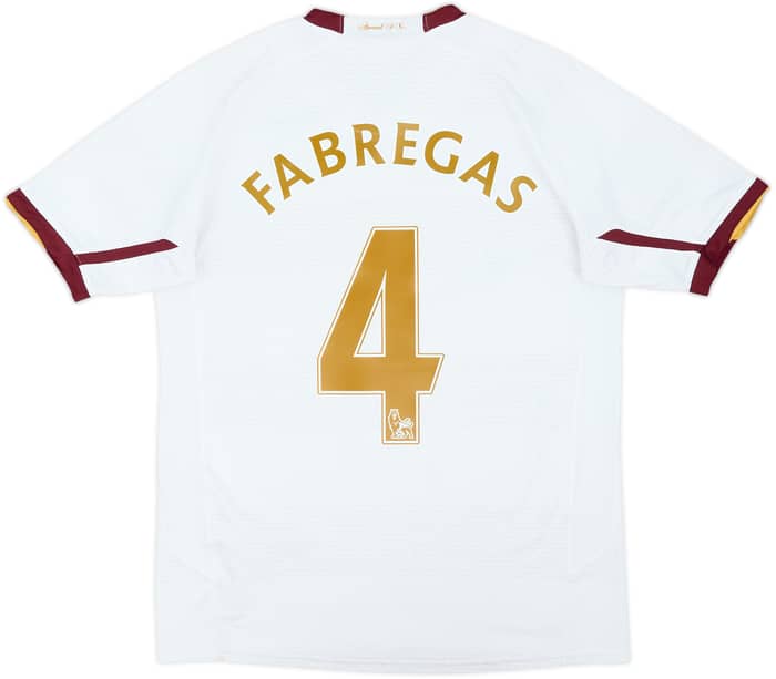 2007-08 Arsenal Away Shirt Fabregas #4 - 7/10 - (XL.Boys)