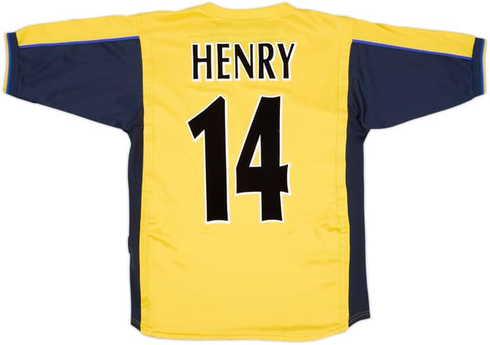 1999-01 Arsenal Away Shirt Henry #14 - 8/10 - (XL.Boys)