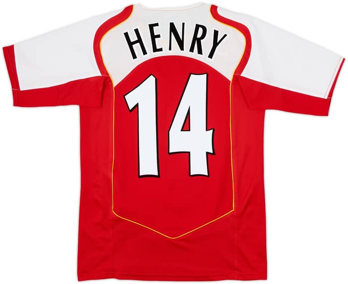 2004-05 Arsenal Home Shirt Henry #14 - 8/10 - (XL.Boys)