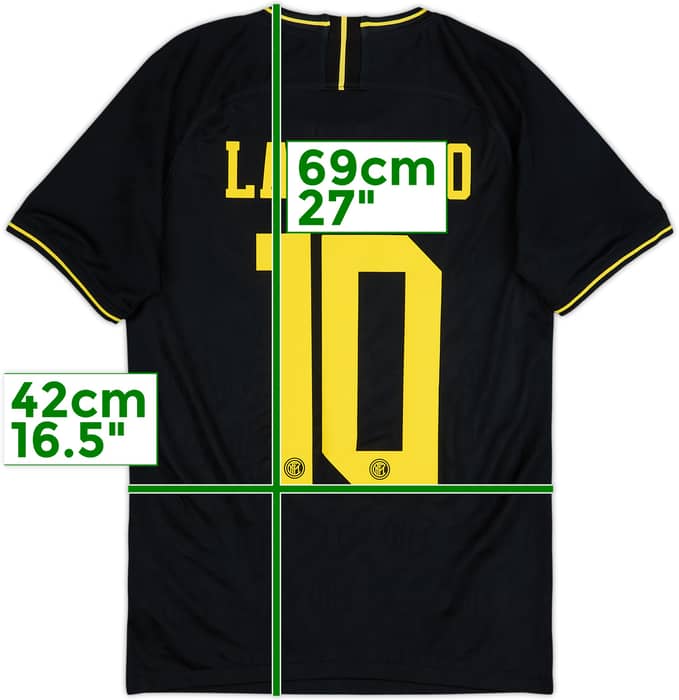 Camiseta de la tercera equipación del Inter Milan 2019-20 Lautaro #10 - 9/10 - (XS)
