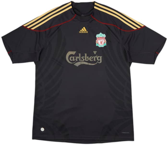 2009-10 Liverpool Visitante Camiseta Gerrard #8 - 4/10 - (XL)