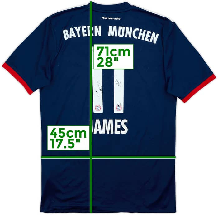 2017-18 Bayern Munich Away Shirt James #11 - 5/10 - (S)
