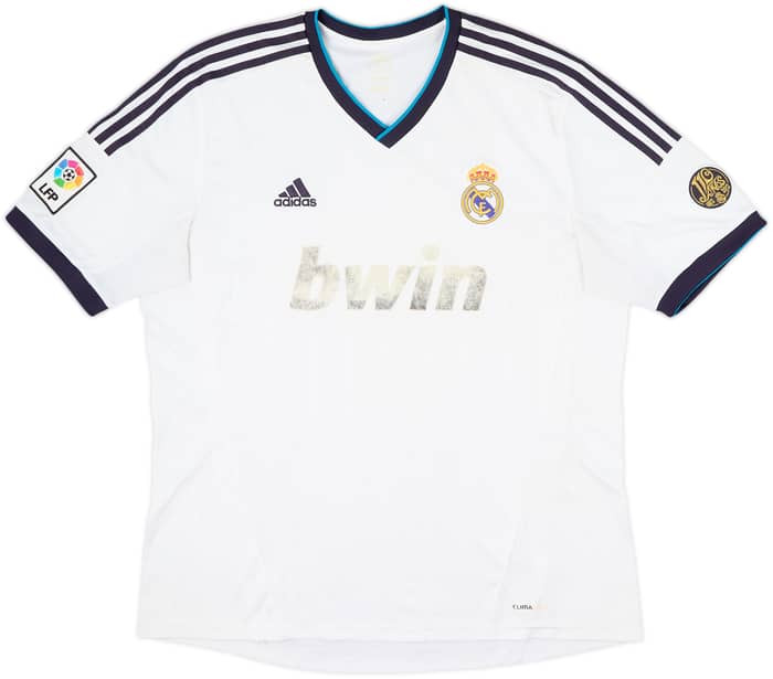 2012-13 Real Madrid Home Shirt - 4/10 - (XL)