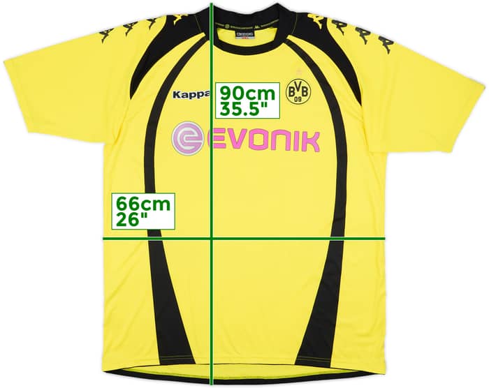 Camiseta de local del Borussia Dortmund 2009-10 - 10/10 - (3XL)