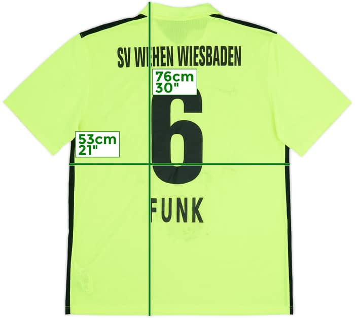 2016-17 Wehen Wiesbaden Away Shirt Funk #6 - 7/10 - (L)