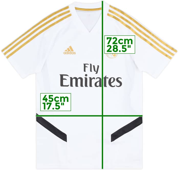 2019-20 Real Madrid adidas Training Shirt - 7/10 - (S)
