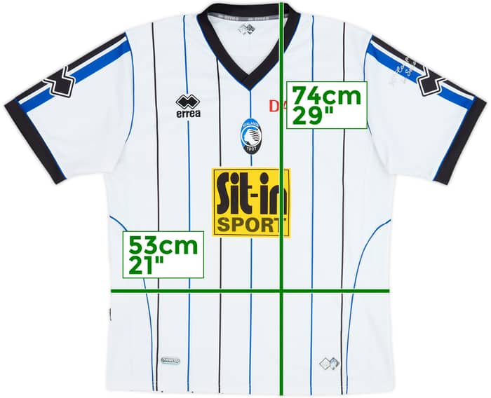 Camiseta de visitante de Atalanta 2009-10 - 7/10 - (L)