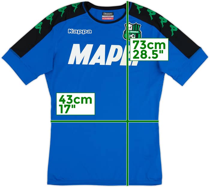 2016-17 Sassuolo Authentic Third Shirt - 8/10 - (XL)