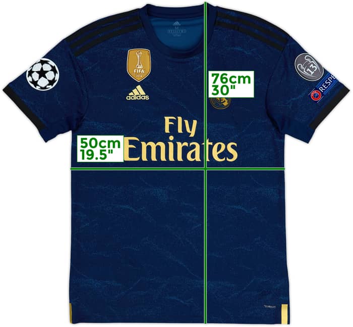 Camiseta de visitante del Real Madrid 2019-20 Hazard - 9/10 - (M)