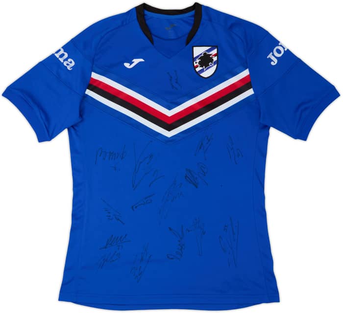 Camiseta Joma de entrenamiento firmada de la Sampdoria 2017-18 - 8/10 - (S)