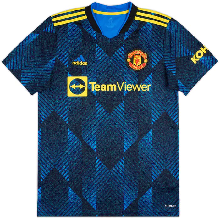 2021-22 Manchester United Third Shirt Sancho #25 - 9/10 - (M)