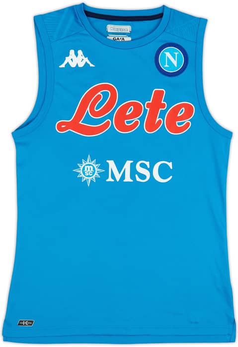 2019-20 Napoli Kappa Training Vest - 8/10 - (M)