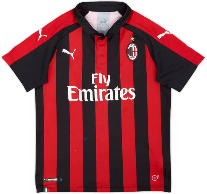 2018-19 AC Milan Home Shirt Higuain #9 - 8/10 - (M.Boys)