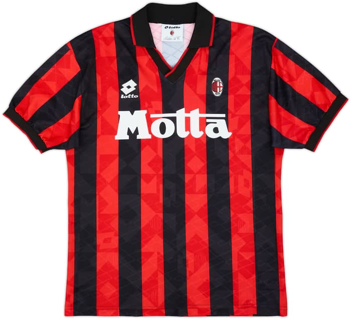 1993-94 AC Milan Home Shirt - 8/10 - (M)