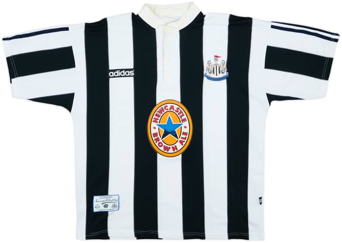 1995-97 Newcastle Home Shirt Shearer #9 - 7/10 - (XL)