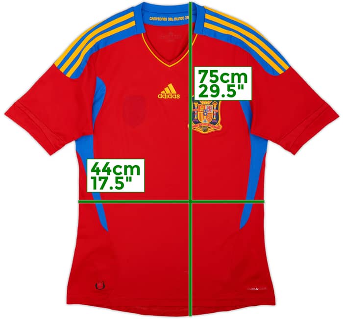 2010-11 Spain Home Shirt - 5/10 - (S)