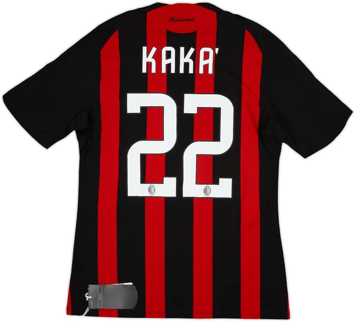 2008-09 AC Milan Home Shirt Kaka #22 (M)